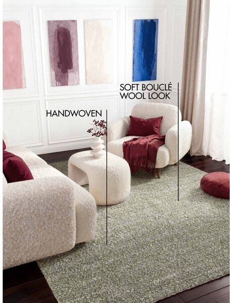 Jasnozielony dywan tkany ręcznie 120x170 cm Notting Hill Portobello – Ted Baker