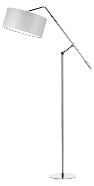 Lampa stojąca podłogowa przegubowa regulowana z abażurem walec AVADO