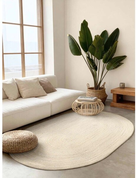 Kremowy dywan z juty dwustronny/tkany ręcznie 160x230 cm Braided – Hanse Home