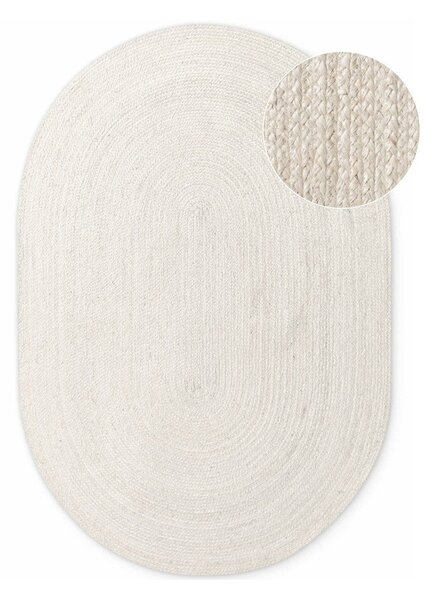 Kremowy dywan z juty dwustronny/tkany ręcznie 160x230 cm Braided – Hanse Home