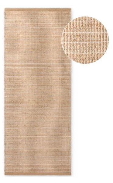 Chodnik z mieszanki juty dwustronny/tkany ręcznie w naturalnym kolorze 80x200 cm Birka – Villeroy&Boch
