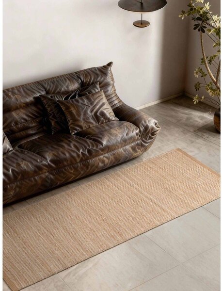 Chodnik z mieszanki juty dwustronny/tkany ręcznie w naturalnym kolorze 80x200 cm Birka – Villeroy&Boch