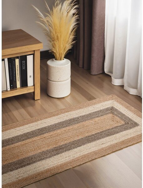 Chodnik z juty dwustronny/tkany ręcznie 80x300 cm Juno – Hanse Home