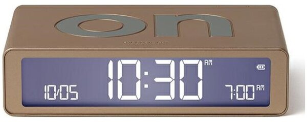 Budzik LEXON Flip Classic Złoty