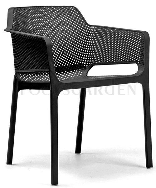 Zestaw ogrodowy Nardi NET/LIBECCIO 160-220cm 6+1 Antracite