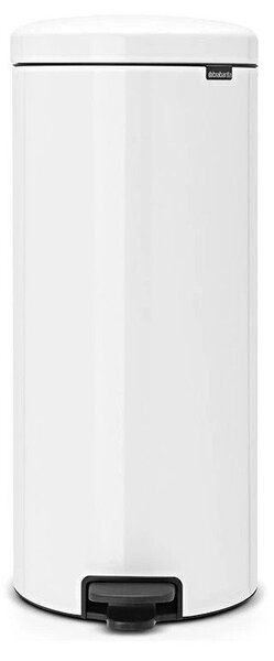 Biały stalowy kosz na śmieci z pedałem 30 l NewIcon – Brabantia