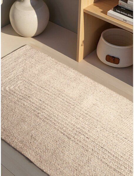 Kremowy chodnik z juty dwustronny/tkany ręcznie 80x200 cm Juno – Hanse Home