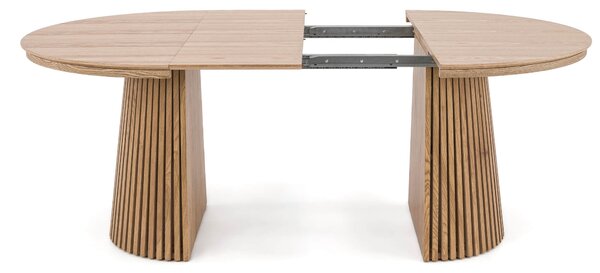 MebleMWM Stół Okrągły rozkładany DT-052 120/160/200 Dąb złoty