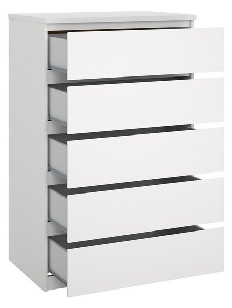 Biała komoda 77x121x50 cm Naia – Tvilum