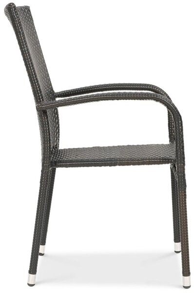 Zestaw ogrodowy technorattan FIESTA/LUGO 4+1 Brown