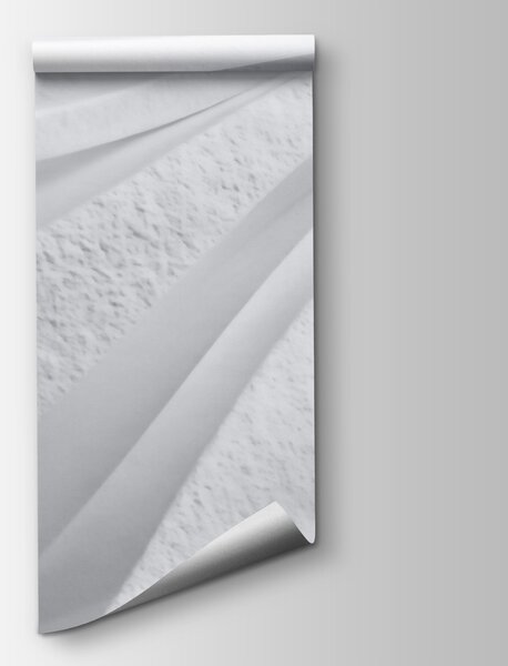 Fototapeta Biała ściana z falistymi liniami, Fototapety Abstrakcja, Popularne Fototapety, t00927v1 - Tapeko.pl