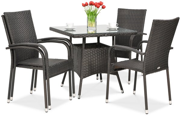 Zestaw ogrodowy technorattan FIESTA/LUGO 4+1 Brown