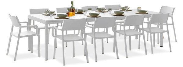 Zestaw ogrodowy Nardi TRILL/RIO - 10/210 Bianco
