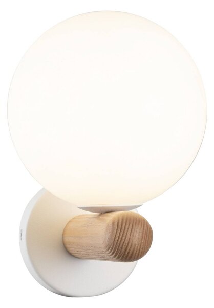Kinkiet Estera TK Lighting, możliwość ściemniania, biały / opal, salon / jadalnia, szkło, nowoczesny