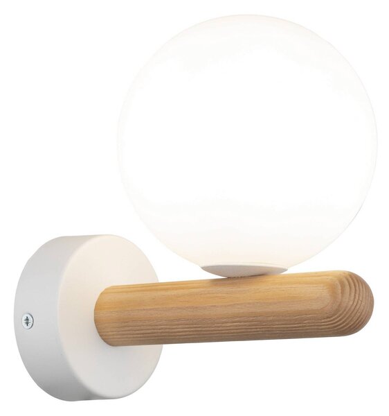 Kinkiet Estera TK Lighting, możliwość ściemniania, biały / opal, salon / jadalnia, szkło, nowoczesny