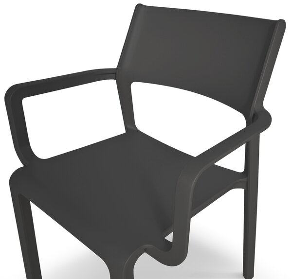 Zestaw ogrodowy Nardi TRILL/LIBECCIO 160-220cm 8+1 Antracite