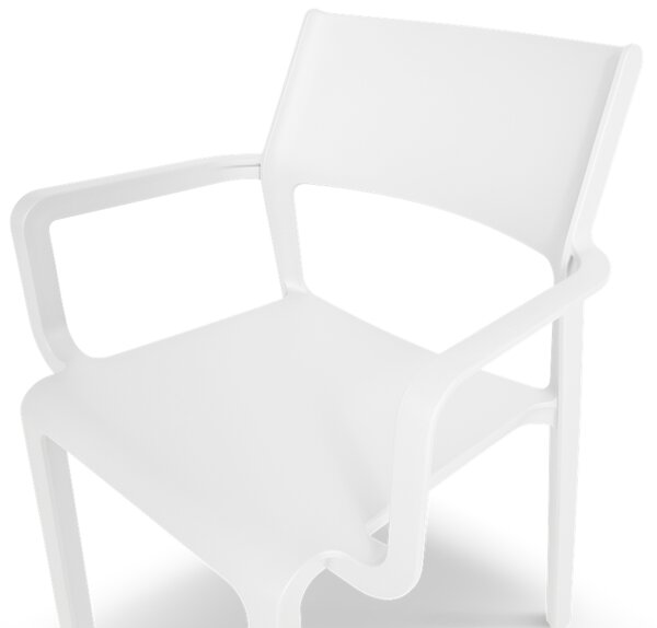 Zestaw ogrodowy Nardi TRILL/LIBECCIO 160-220cm 8+1 Bianco