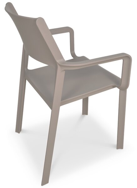 Zestaw ogrodowy Nardi TRILL/LIBECCIO 160-220cm 6+1 Tortora