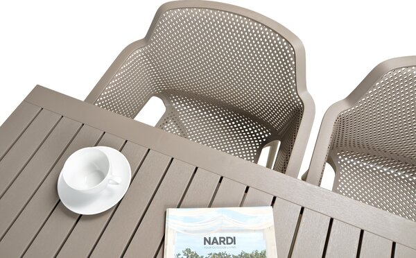 Komplet ogrodowy Nardi NET/CUBE 140 4+1 Tortora
