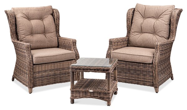 Zestaw wypoczynkowy TRIVENTO DUO Brown