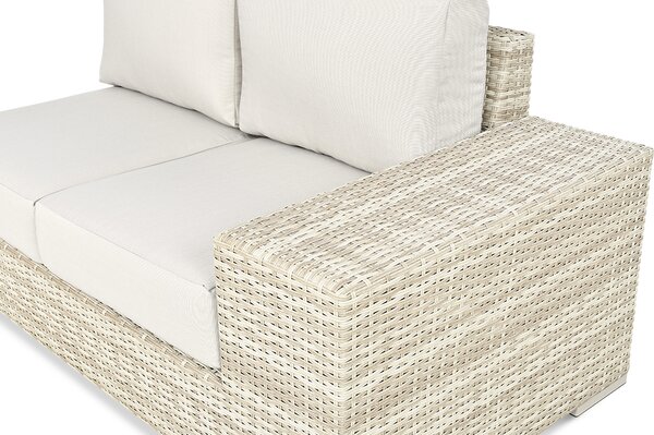 Narożnik technorattan AVOCADO WOOD Beige