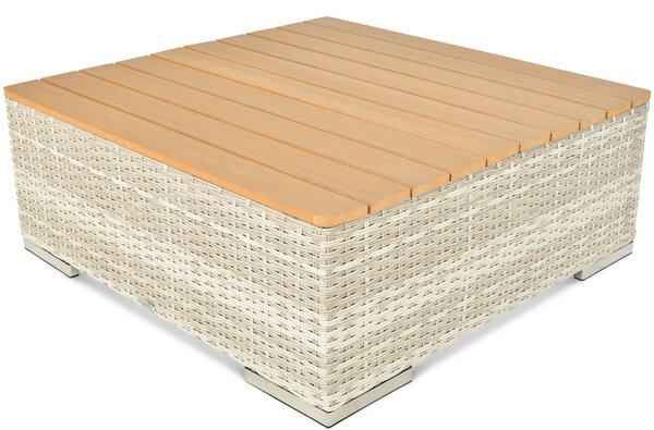 Narożnik technorattan AVOCADO WOOD Beige