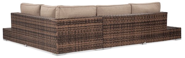 Narożnik technorattanowy VERONA Brown