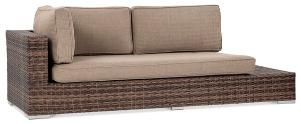 Narożnik technorattanowy VERONA Brown