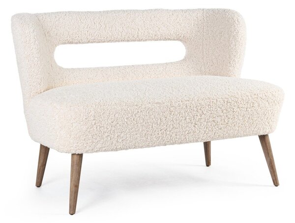 Kremowa sofa z imitacji futra 115 cm Cortina – Bizzotto