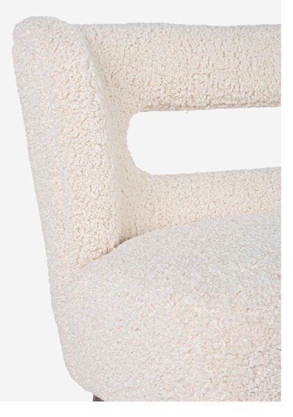 Kremowa sofa z imitacji futra 115 cm Cortina – Bizzotto