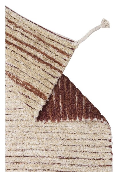 Ceglasty bawełniany dywan 80x140 cm Twin Toffee – Lorena Canals