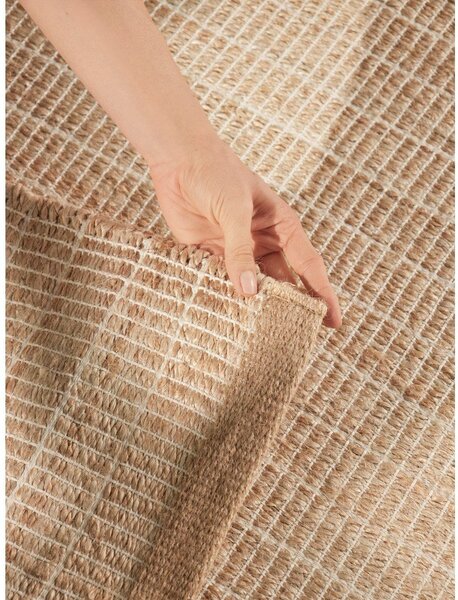 Dywan z mieszanki juty dwustronny/tkany ręcznie w naturalnym kolorze 160x230 cm Birka – Villeroy&Boch