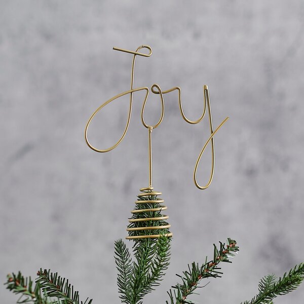 Ozdoba świąteczna GOLD JOY 21 cm, złota