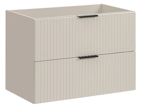 Beżowa szafka umywalkowa z szufladami 80 cm R5-R36