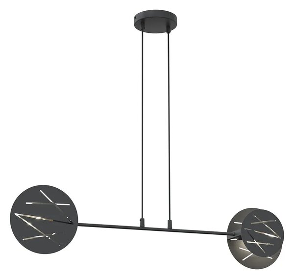 Czarna nowoczesna lampa wisząca - D151 N5-N74