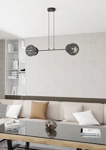 Czarna nowoczesna lampa wisząca - D151 N5-N74