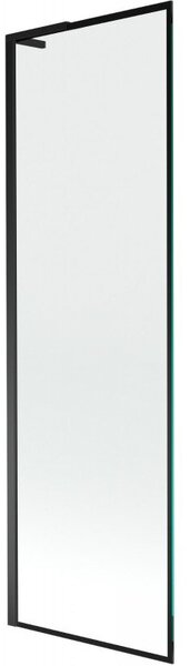Mexen Next L parawan nawannowy 1-skrzydłowy 60 x 150 cm, czarna ramka, czarny - 895-060-000-03-70-70