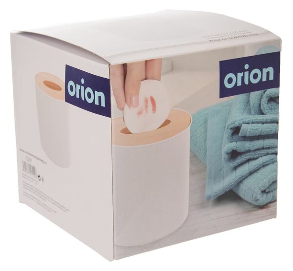 Biały biurowy plastikowy kosz na śmieci 1,6 l Whitney – Orion