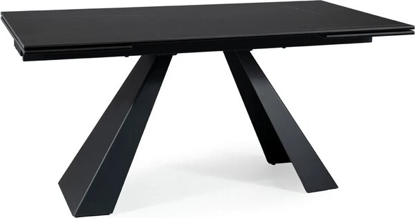 Stół rozkładany SALVADORE CERAMIC 160(240)x90 czarny sahara noir