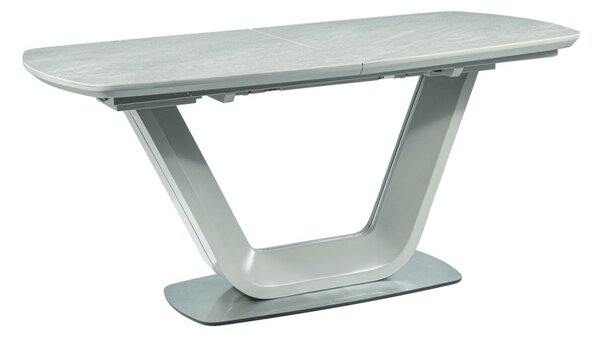 Stół ARMANI CERAMIC 160(220)x90 szary mat rozkładany
