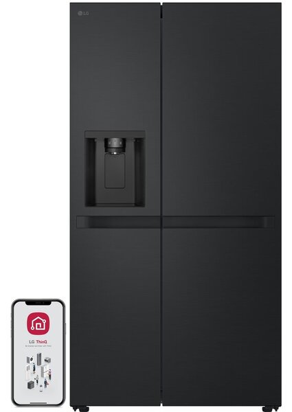 Lodówka LG GSLC40EPPE Side by Side 179cm Ciemny grafit NatureFresh
