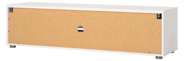 Biała szafka pod TV 147x38 cm Media – Tvilum