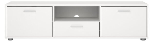 Biała szafka pod TV 147x38 cm Media – Tvilum