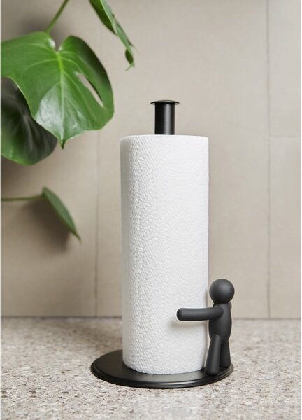 Stalowy stojak na ręczniki kuchenne ø 19 cm Buddy – Umbra
