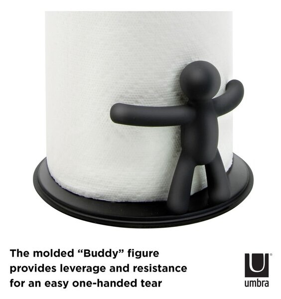 Stalowy stojak na ręczniki kuchenne ø 19 cm Buddy – Umbra