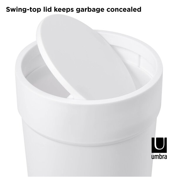 Plastikowy kosz na śmieci 6 l Touch – Umbra