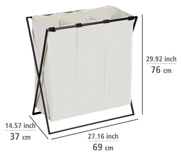 Tekstylny kosz na pranie 145 l Trio – Wenko