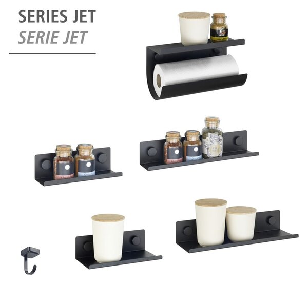 Samoprzylepny metalowy organizer na przyprawy Jet – Wenko