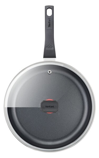 Patelnia aluminiowa z pokrywką ø 24 cm Simply Clean Red – Tefal