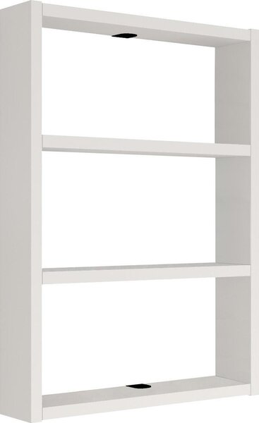 HowHomely | Półki kuchenne - Półka ścienna - PERA - 60 cm - Biały - Minimalistyczny design - Oszczędność miejsca i funkcjonalność
